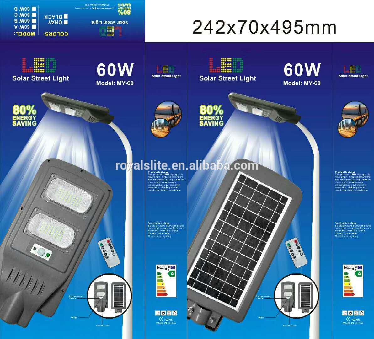 IP65 Solar Power Outdoor Street Light