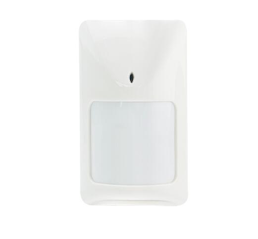 China ceiling mounted white dc 12V microwave infrared corridor motion sensor with nc no alarm output