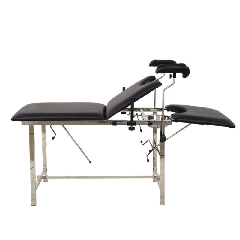 Stainless Steel Gynecology table Obstetric Delivery Examination Bed