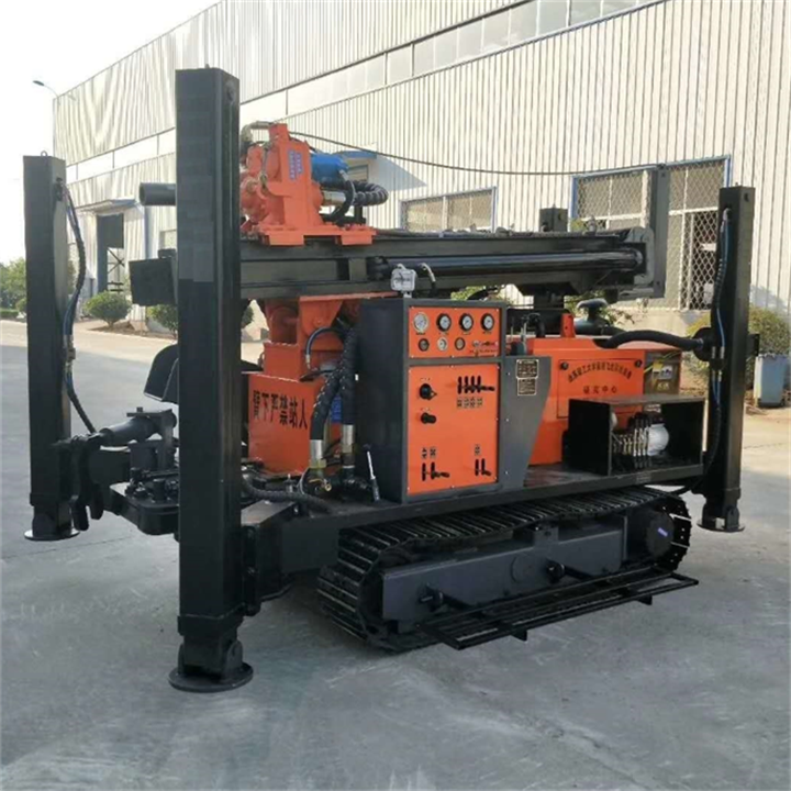 DTH Air Drilling Machinery Air Compressor Drilling Rig For Sale