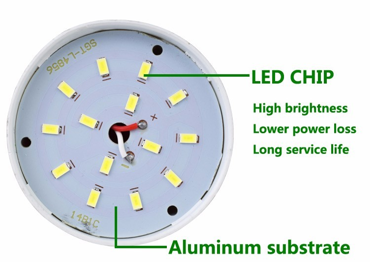 global 7/9/12/15w led rechargeable led emergency bulb