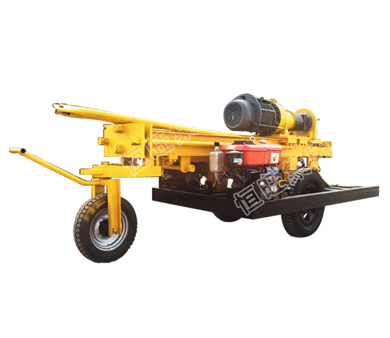 HQZ150  Water well drill rig self wheel Carry type