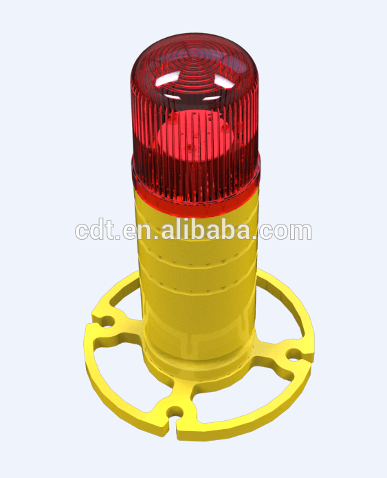 low price LED aviation obstacle light with photocell in flash mode