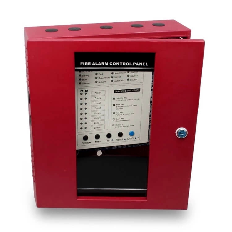 Fire Alarm System 4 Zone Conventional Fire Control Panel