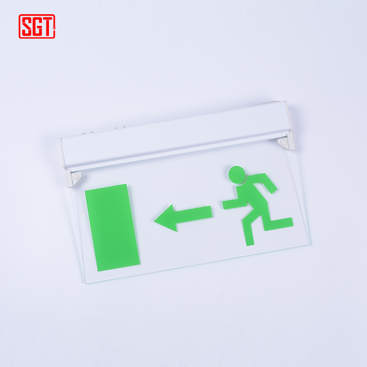 Popular items running man exit sign rechargeable led Emergency Exit Lights double sided led exit sign LED fire exit sign led