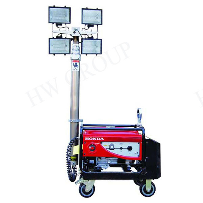 9M 6.5KW Diesel Generator Mobile Light Tower