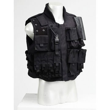 Military vest with full front and back protection