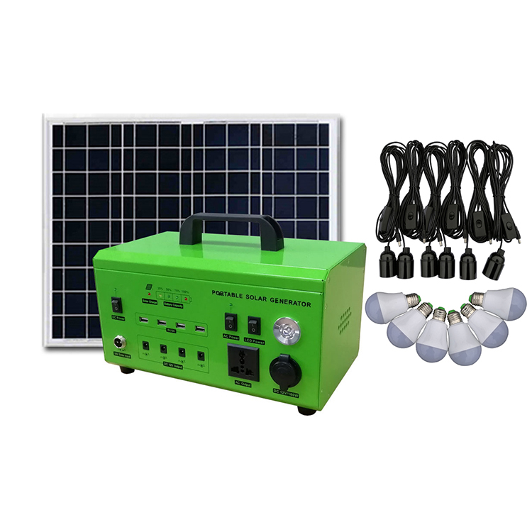 40Ah Portable Solar Power Generator System AC/DC Output