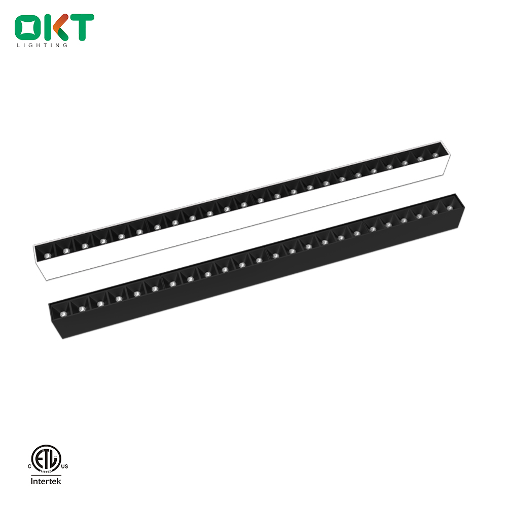 Suspension luminaire 2FT 4FT continuous runs LED linear fixture