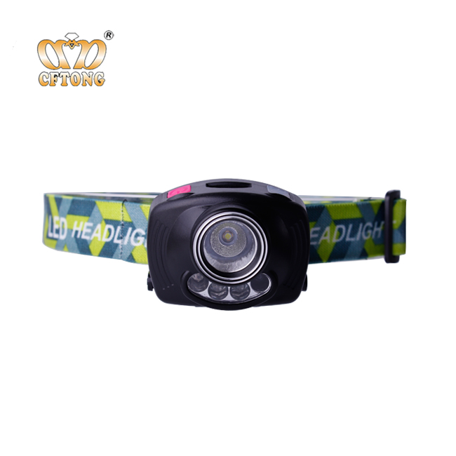 New Product 3 Led Motion Sensor Led Camping Light Headlamp