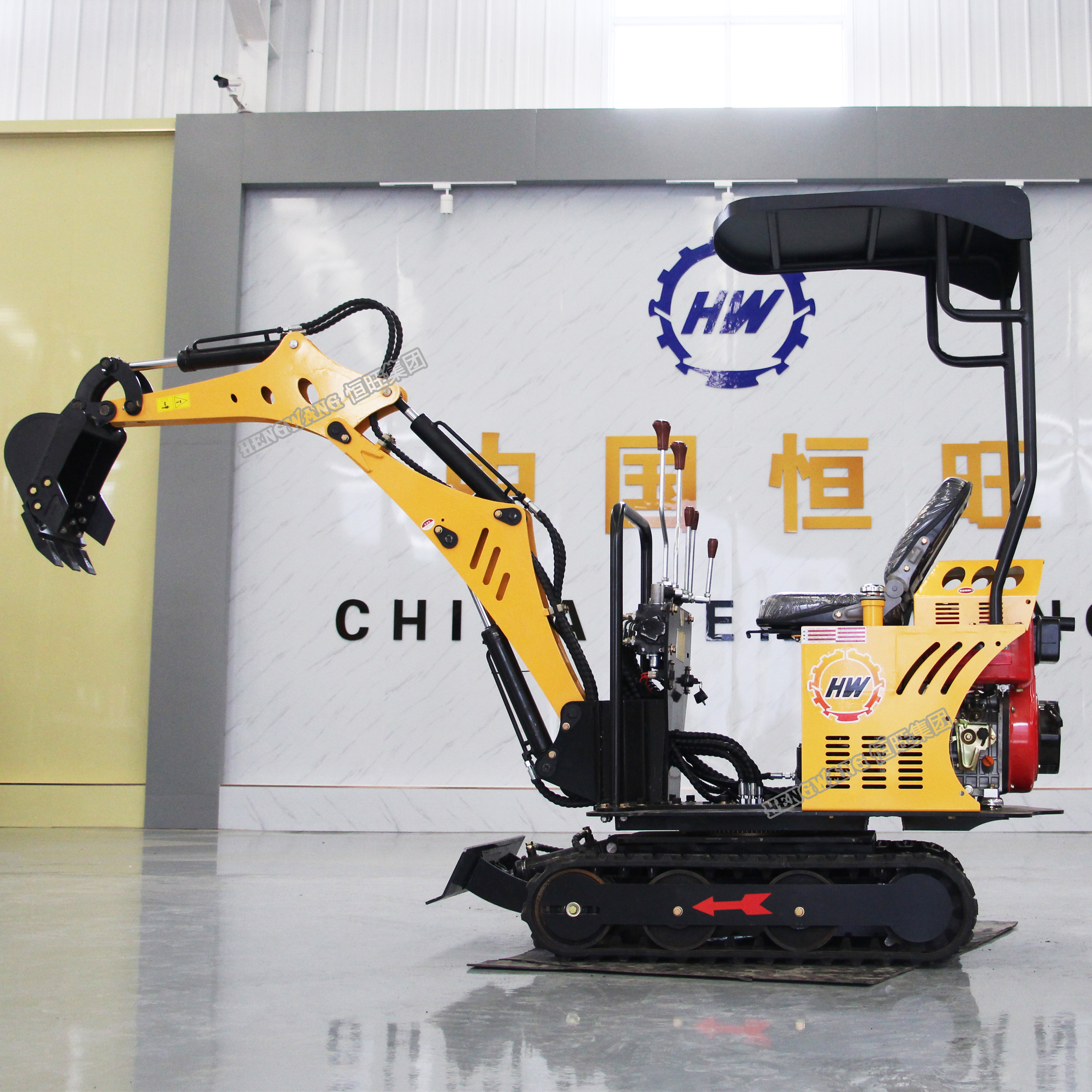 Good quality 0.8 Ton Digging Machine 1 Ton Mini Excavator