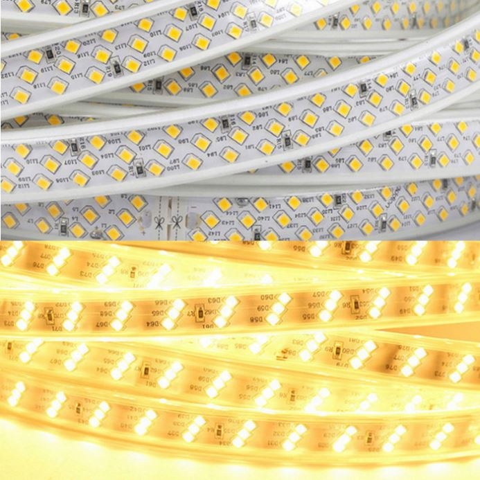 Stable quality three lines 12mm PCB 180leds/m 3528 led strip Listed CE RoHS certification