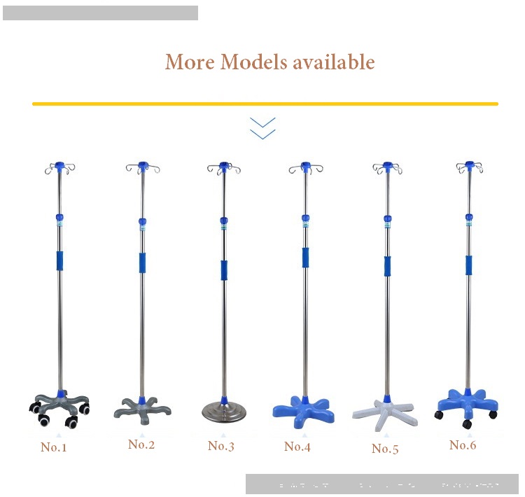IV Poles Medical Saline Stands Roll Stand