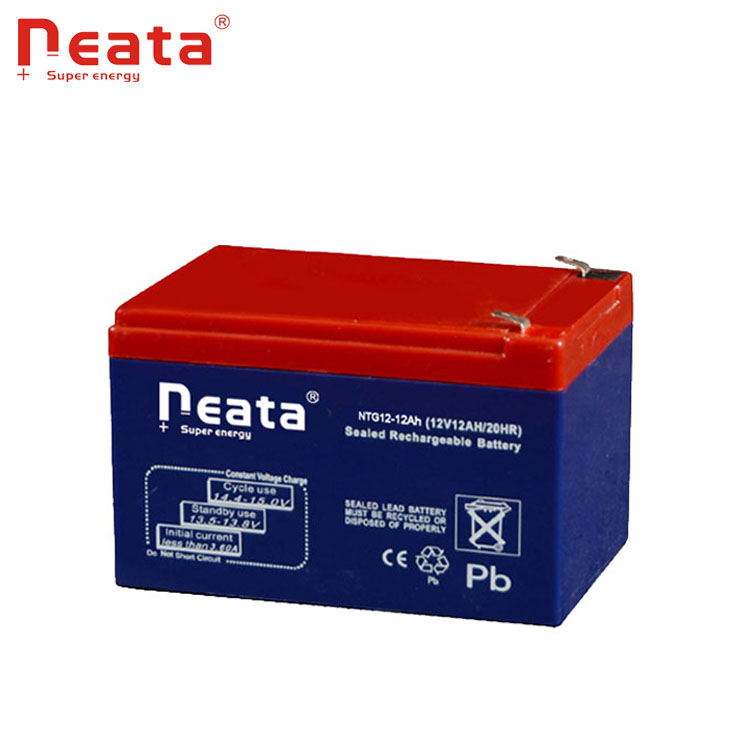 Small 12 Volt Rechargeable 12v 12ah 20hr Lead Acid Battery For Electric Bike