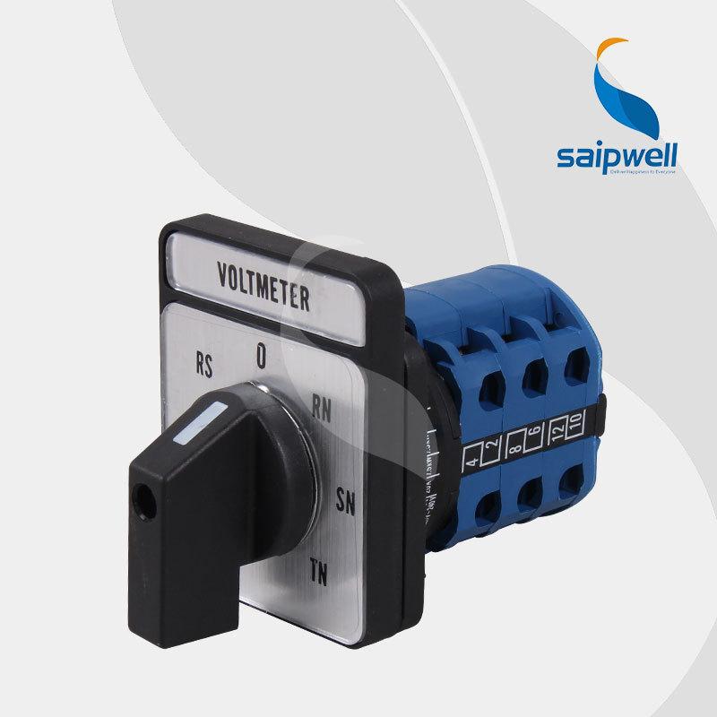 SAIP/SAIPWELL Low Price DC/AC Auto 4 Pole 3 Position Rotary Switch