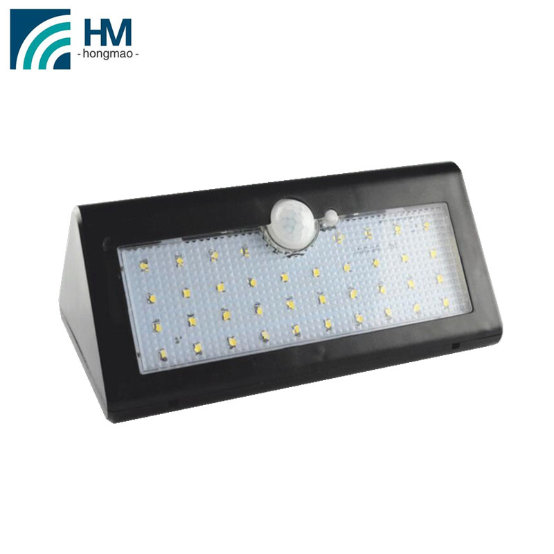 led solar power pir motion sensor wall light ip67