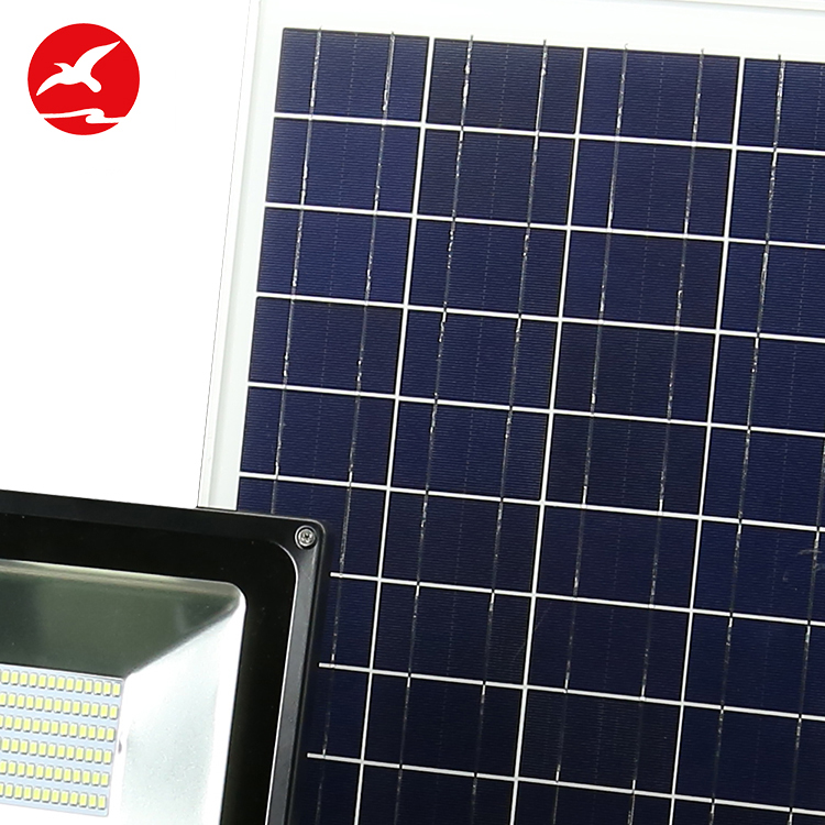 Outdoor square waterproof Ip66 20w 30w 50w 60w 100w 120w led solar powered flood light