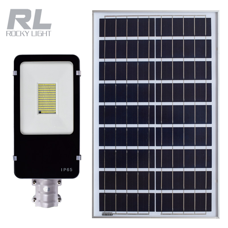 2019 New Products Outdoor waterproof ip65 integrated motion garden solar led street light 50w