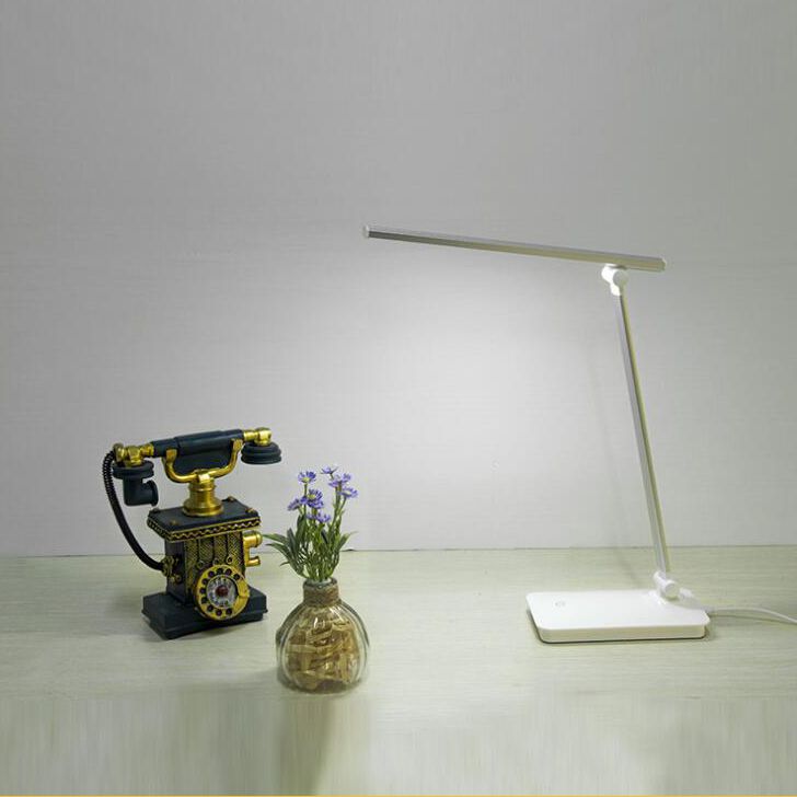 Foldable Rechargeable LED Lamp Desk with Touch Control Dimmable and USB Port