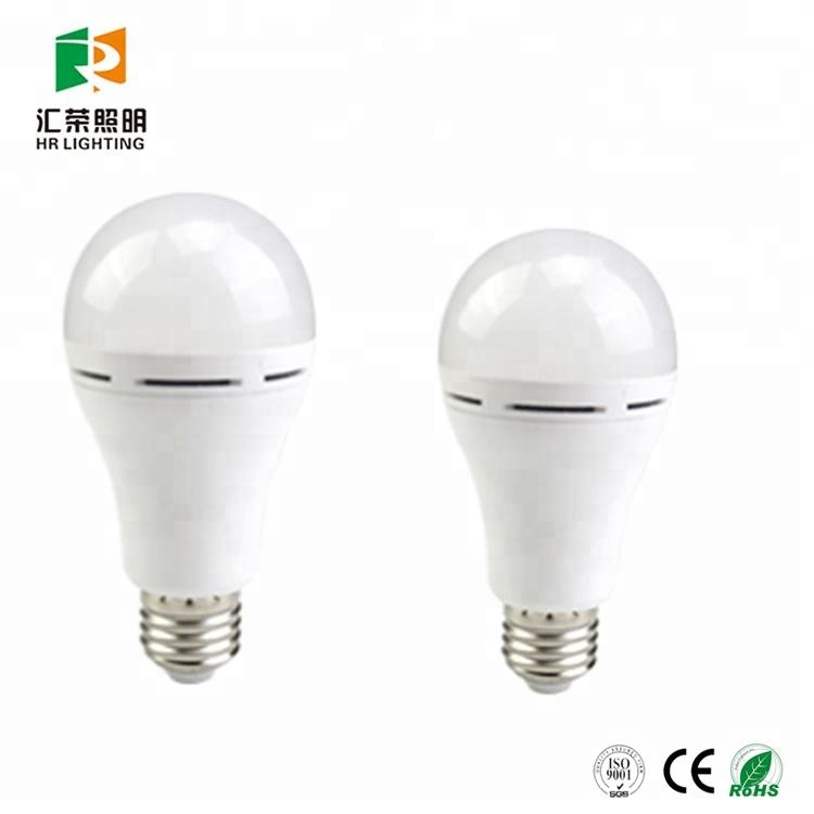 Automatic AC/DC rechargeable lamp 5w 7w 9w 12w 15w battery backup led rechargeable bulb