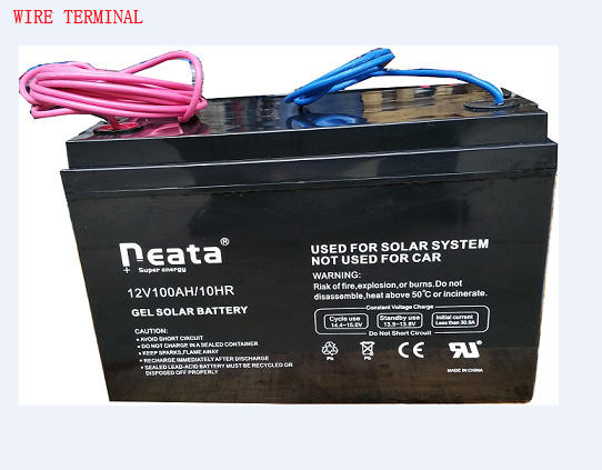 12V 120AH 20HR deep cycle agm battery manufactured by Neata battery