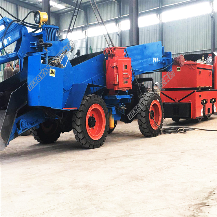 Tunnel Wheel Mucking Loader ,Mini Crawler Loader,Underground Electric Loader