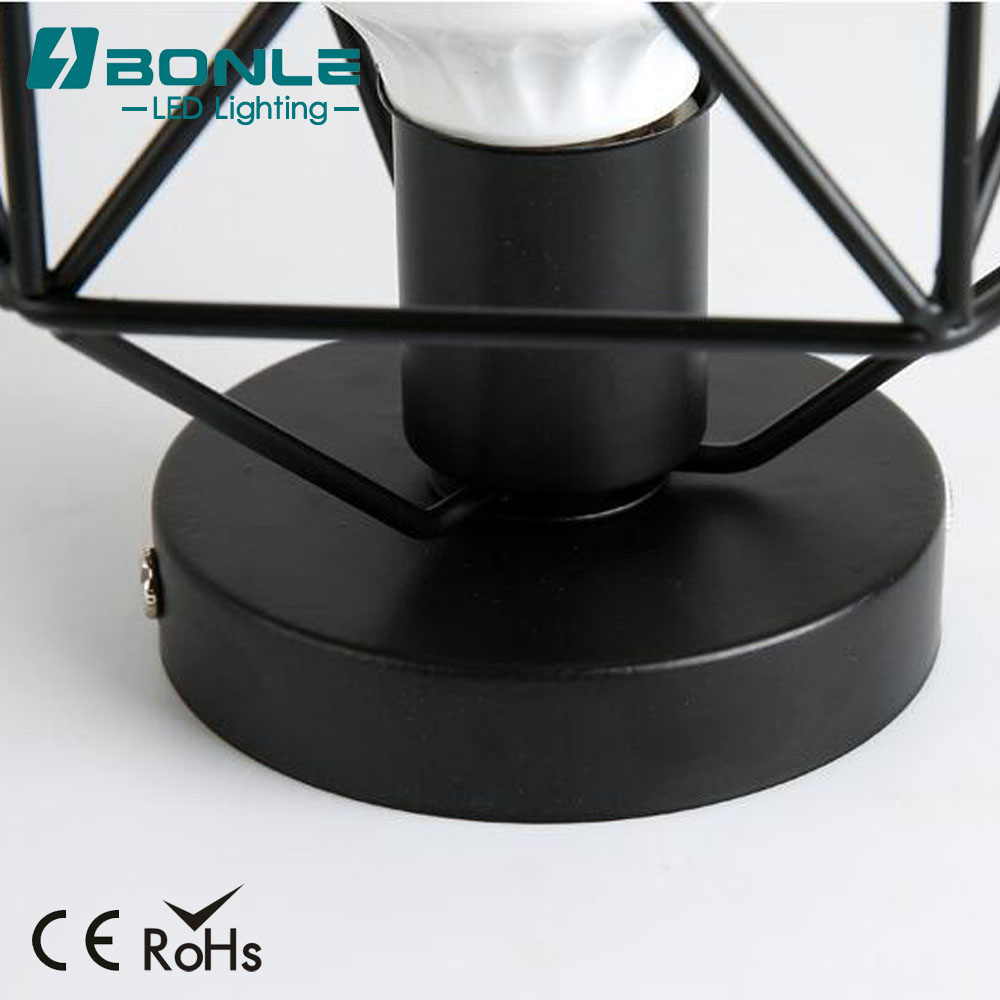 E27 Metal In Industrial Style Black Iron Ceiling Light Fixtures Living Room Led Ceiling Light