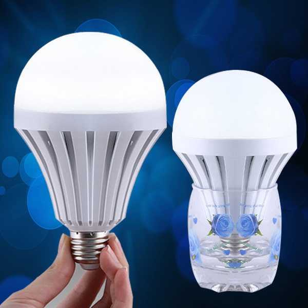 Home use emergency led bulb Auto Charging rechargeable led light 9w 12w rechargeable light bulb