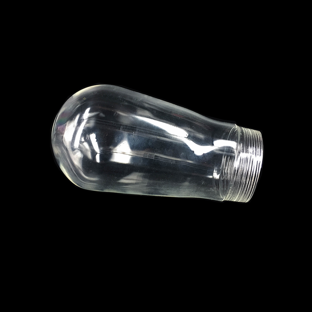 55mm Customized Hand Blown Clear Glass Bulb For Indoor Lighting