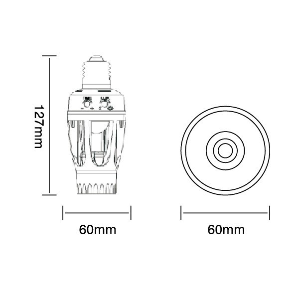 360 degree motion sensor lamp holder (PS-SS453)