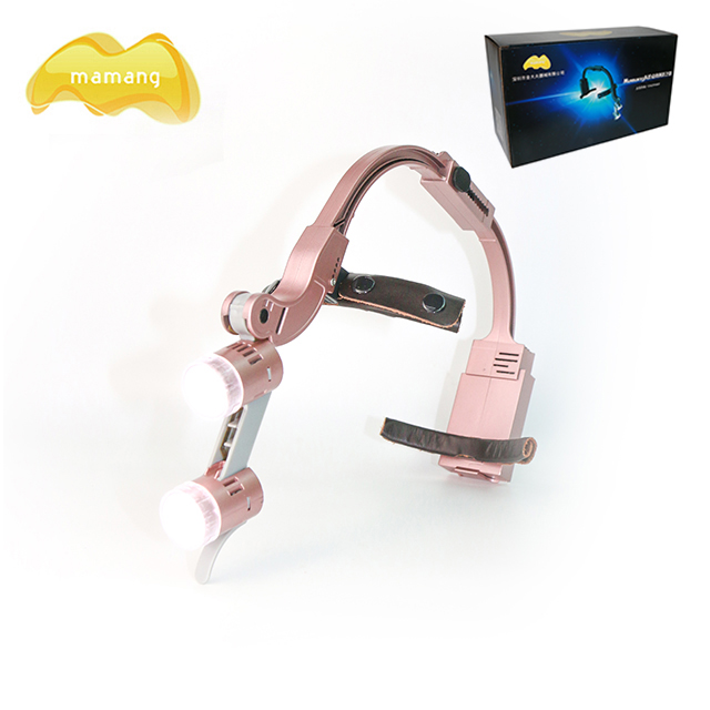 Mamang 3W Rechargeable Medical ENT Wireless Emergency Outdoor Dental Headlamp Doctor Headlight can attached With Loupes