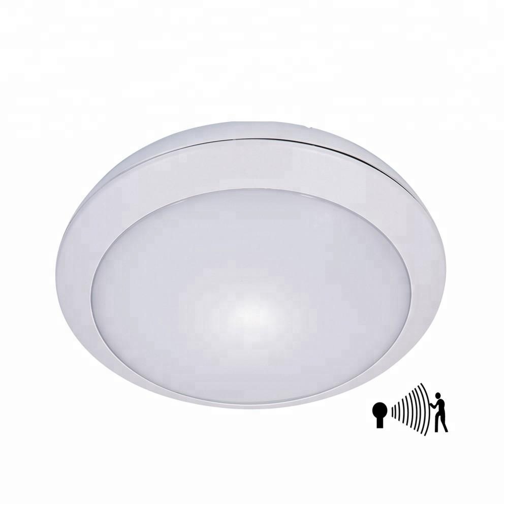 11W LED Microwave Sensor Eyelid Wall Light, black or white housing light (PS-ML20L)