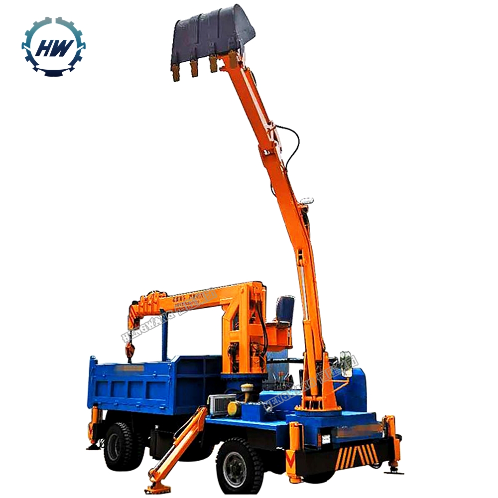 Wheel Dump Truck mounted excavator