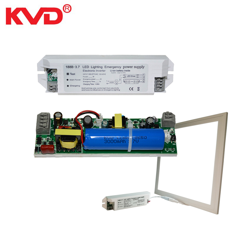 KVD 5W 18W 24W 35W 45W LED light emergency power kit for battery backup LED emergency light