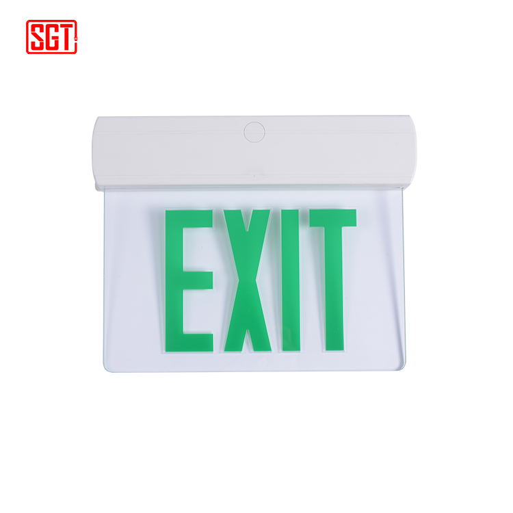 North American standard emergency exit sign board LED emergency warning light