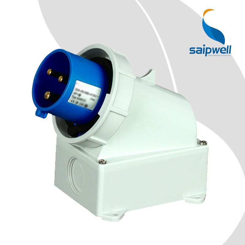 SAIPWELL 32a Surface Mounted Certificated 2014 New Hot Sale Battery Powered Plug Socket