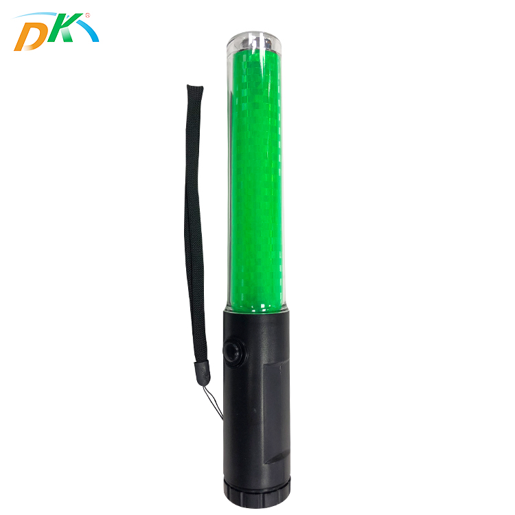 DK Led Signal Traffic Road Safety Wand Baton LED Flashlight with Strobe