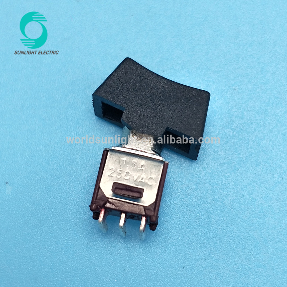 SRLS-103-A3H 1.5A 250VAC On-Off-On H type bent terminal red sub-mini Toggle Switch