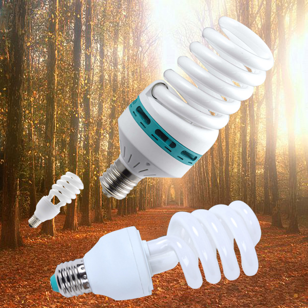 Energy saving bulb half spiral E27 B22 800Ohours save energy lamp 15w 18w 20w 23w 26w 30w Energy Saver Bulbs