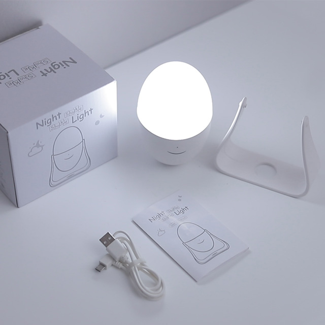 Pc Plastic Raw Materia Baby Cute LED Night Light