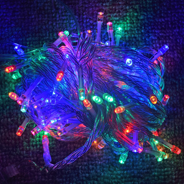 Hot Christmas string light Waterproof Decorative rgb white red Yellow blue led festoon light