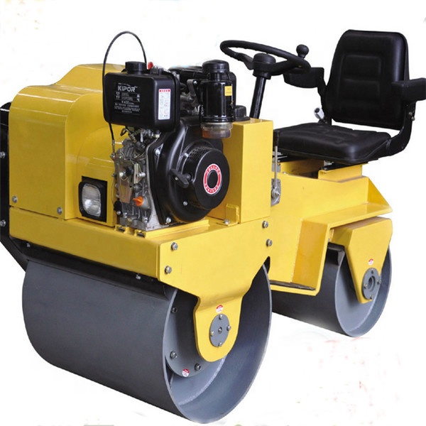 Steel wheel roller compactor double drum Road Roller Ride on mini road roller