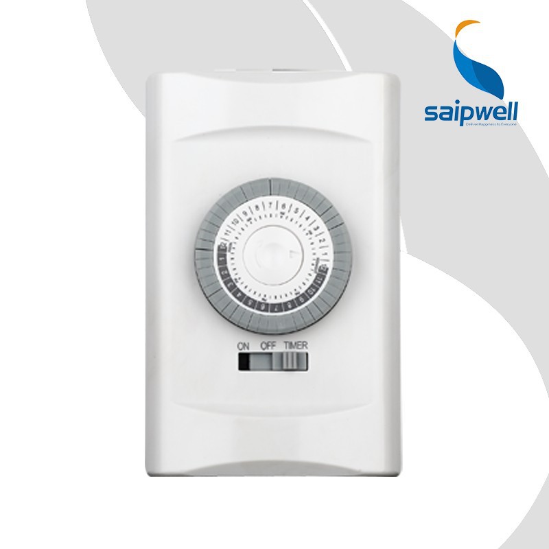 SAIP/SAIPWELL Wholesale 24 Hours Mechanical In-wall Timer, Countdown Timer