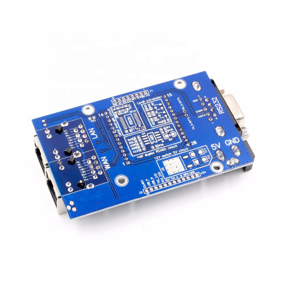 Uart TTL To WIFI Module Serial Wi-Fi  WIFI HLK-RM04 RM04 Simplify Test Board with 2 Ethernet Port RJ45