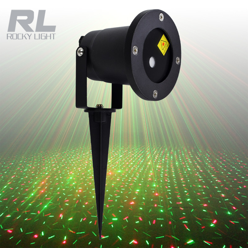 Laser Lights red green Auto model LED light Lawn waterproof lighting with remote control