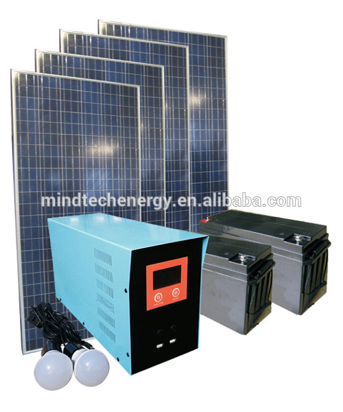 solar powered interior lighting system AC chargin