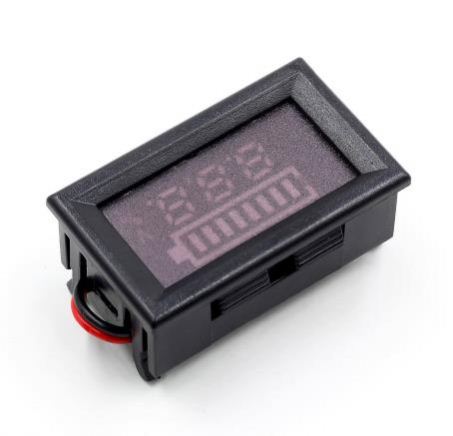 DC 72V ACID Red Digital Lead Battery Capacity Indicator Charge Level Lead-acid LED Tester Voltmeter For Household Tools