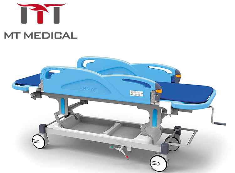 ABS Hospital Emergency Patient Transfer Trolley