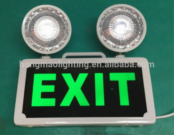 2018 factory direct sell Vietnamese emergency lighting indicator Safety EXIT indicator double headlights EXIT sign