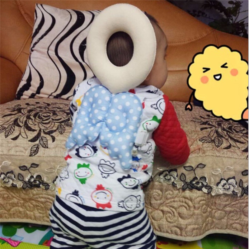 Baby Toddlers Head Protection Pad Pillow Cute Wings Nursing Drop Resistance Cushion For Baby Protect